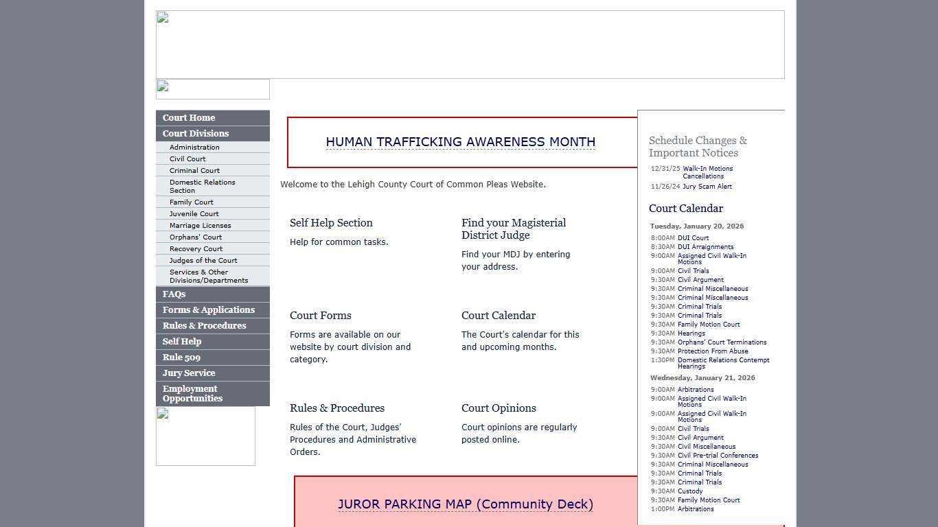 Lehigh County Court of Common Pleas